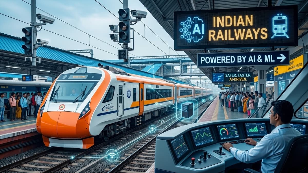 Indian Railways Implements Advanced AI & Machine Learning Technologies to Enhance Safety and Efficiency