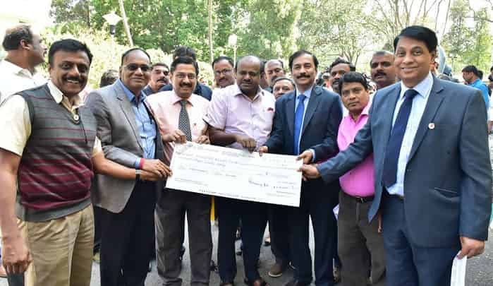 KIOCL Contribution in Karnataka Chief Minister Relief Fund