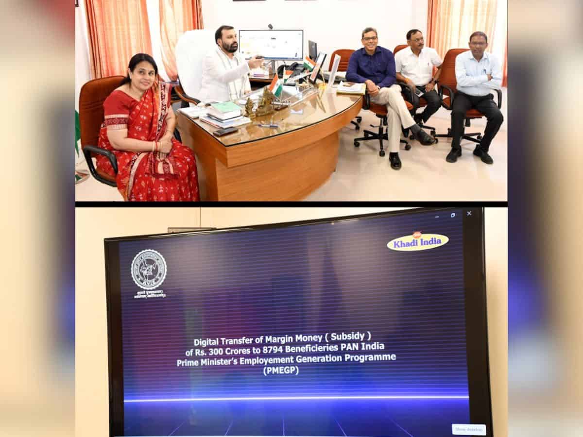 KVIC disburses margin money subsidy of Rs 300 crore to 8794 beneficiaries