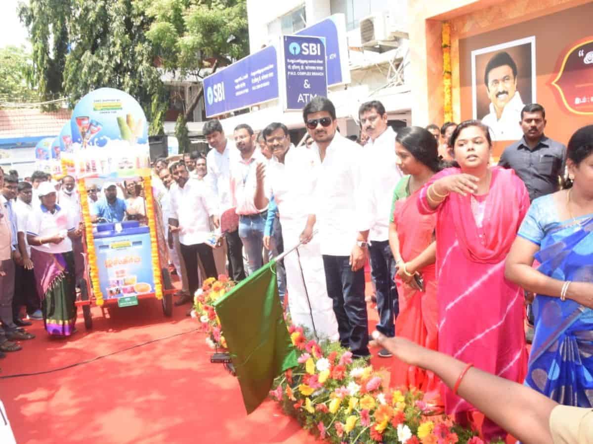 Karur Vysya Bank provides battery operated pushcarts under CSR