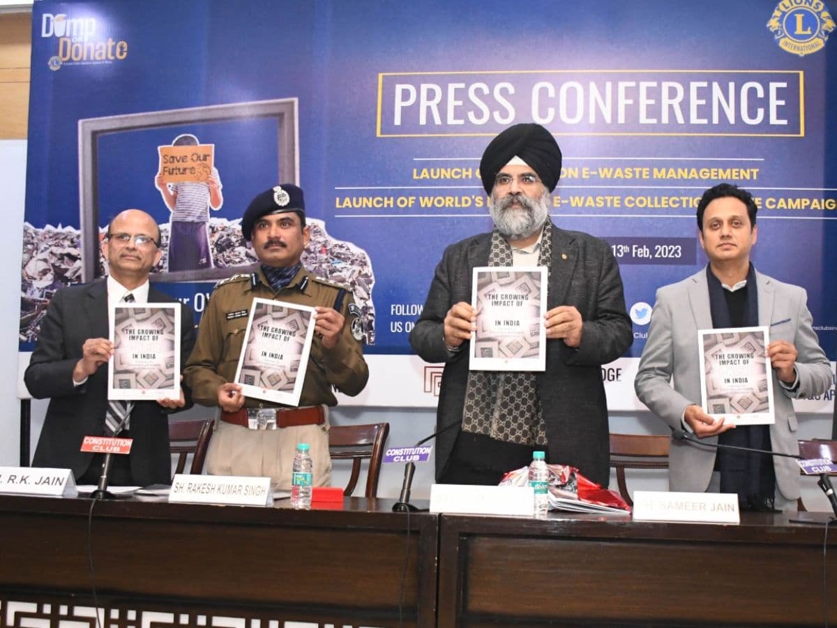 Lions Club International launches world's largest e-waste drive