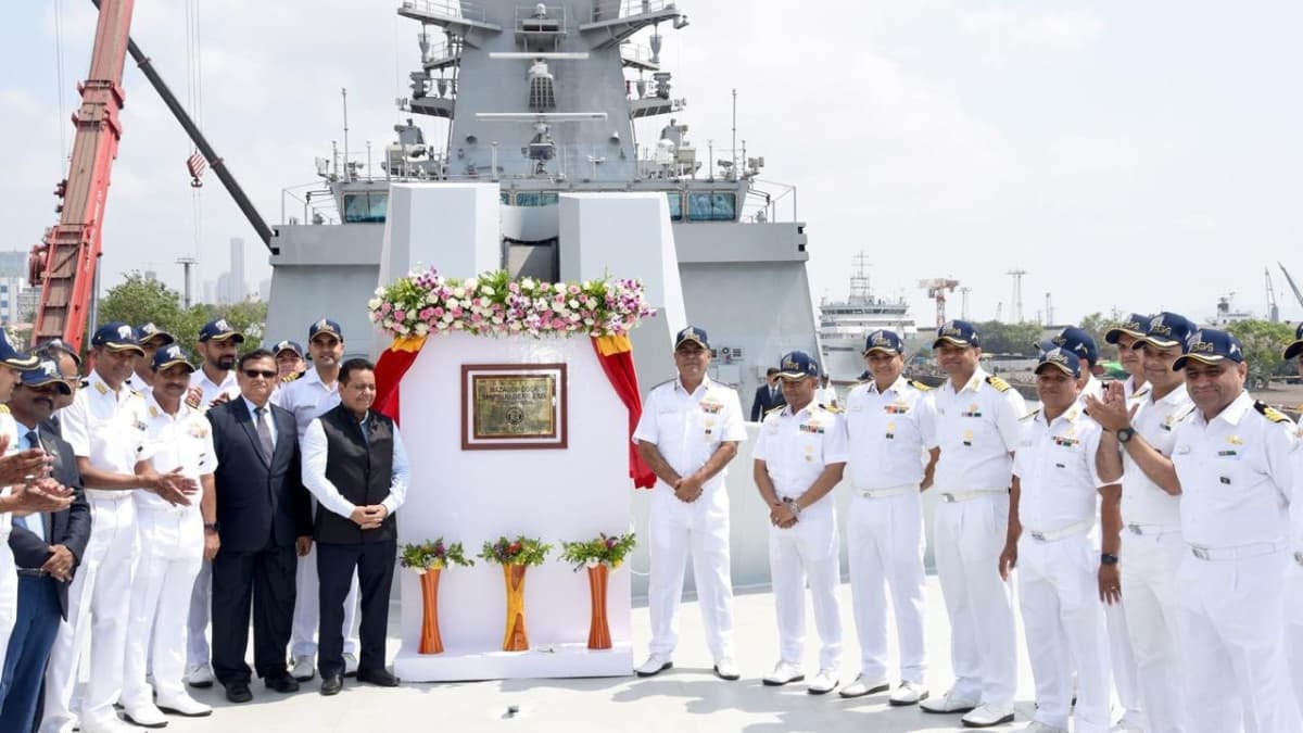 MDL Delivers Fourth P17A Stealth Frigate Mahendragiri to Indian Navy