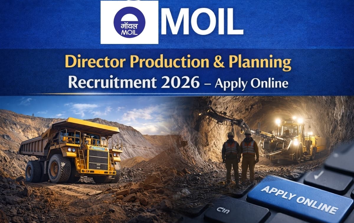 MOIL Director Production & Planning Recruitment 2026 – Apply Online
