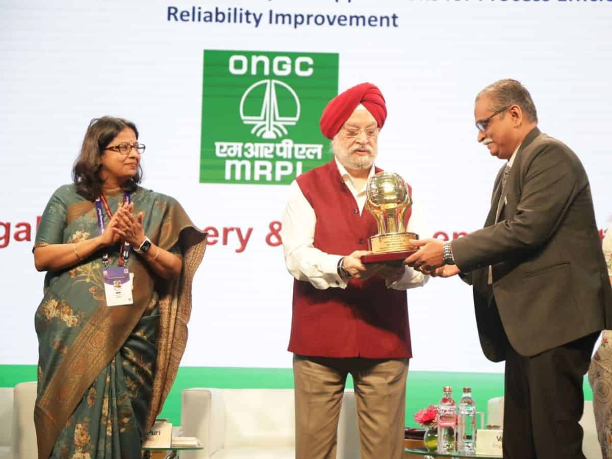 MRPL Receives Special Award at Energy Technology Meet