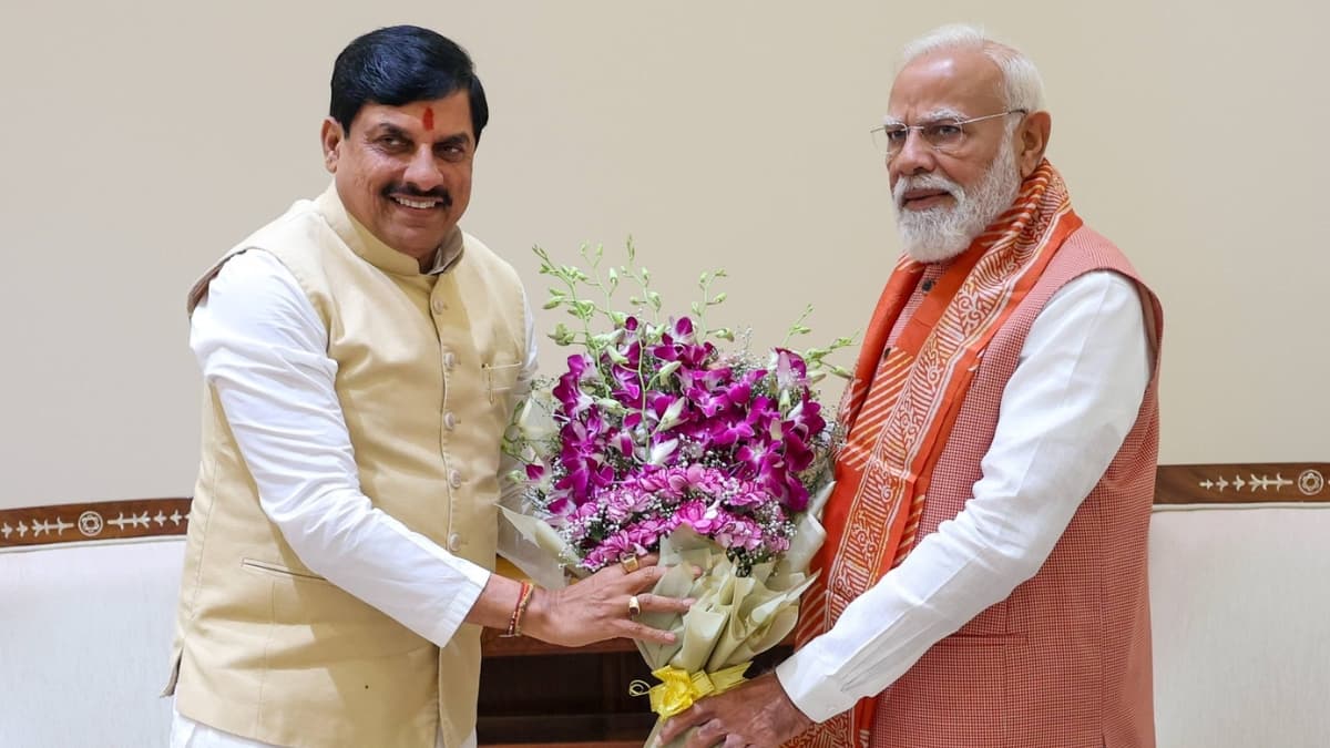 Madhya Pradesh CM Mohan Yadav Meets Prime Minister Narendra Modi in New Delhi