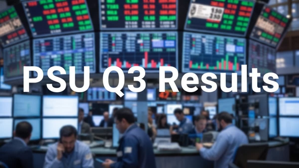Major PSUs Q3 Results Today – Canara Bank, REC, HUDCO, CONCOR Preview and What to Watch