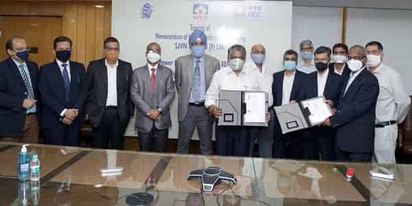 PFC and REC executed MoU with SJVN Thermal Ltd