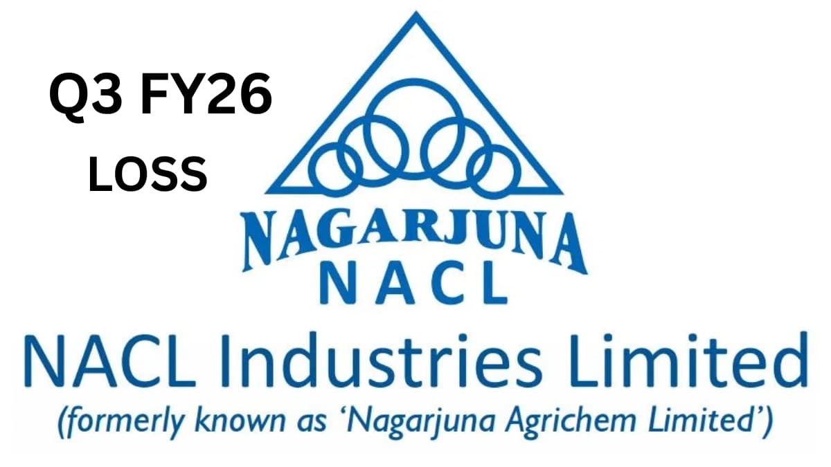 NACL Industries Q3 FY26 Results: Net Loss ₹546L, Rights Issue ₹249Cr