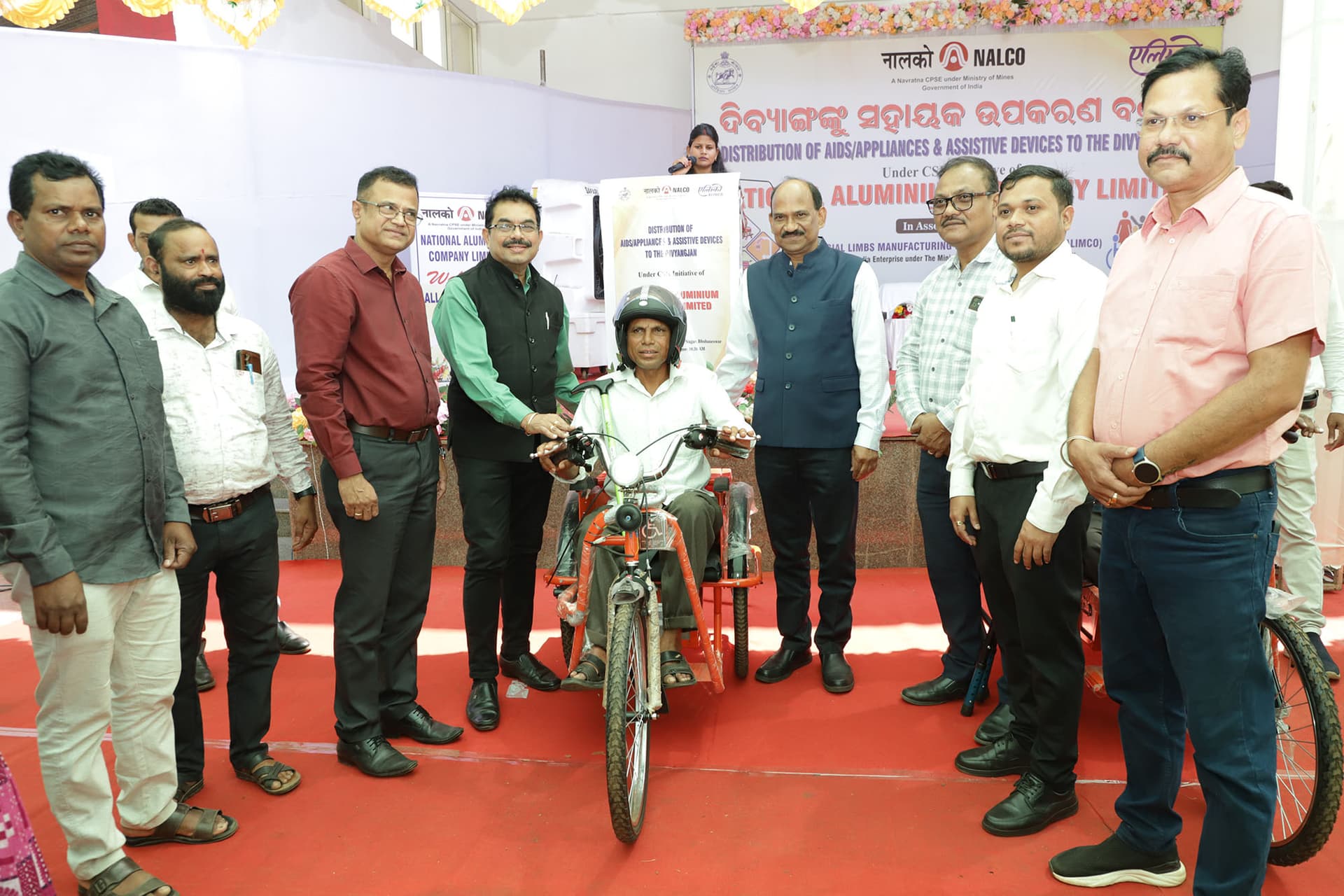 NALCO Organises Assistive Device Distribution Camp for Divyangjan at Bhubaneswar
