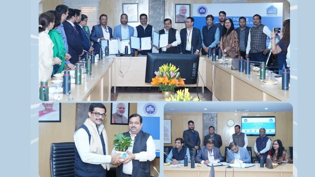 NBCC Signs ₹775 Crore MoUs with DDA for Redevelopment Projects in Delhi
