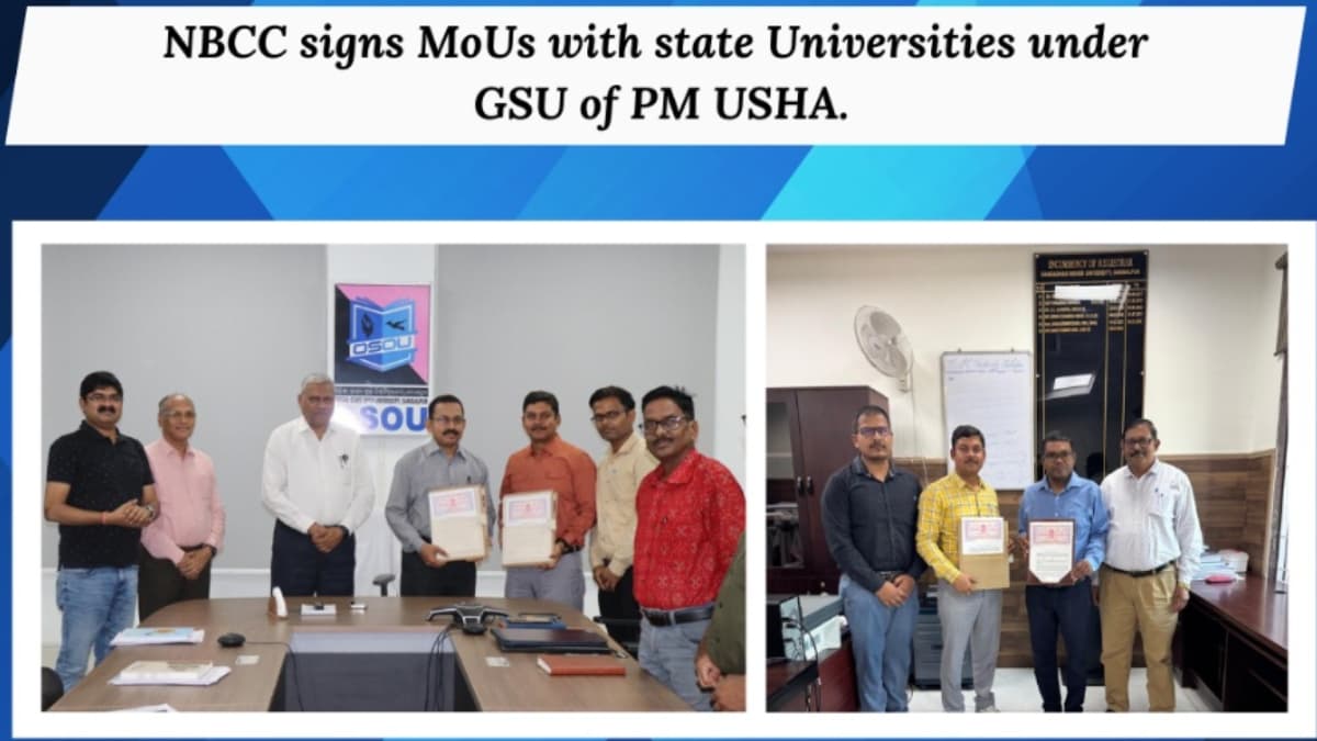 NBCC Signs MoUs with Odisha Universities for PM-USHA Projects