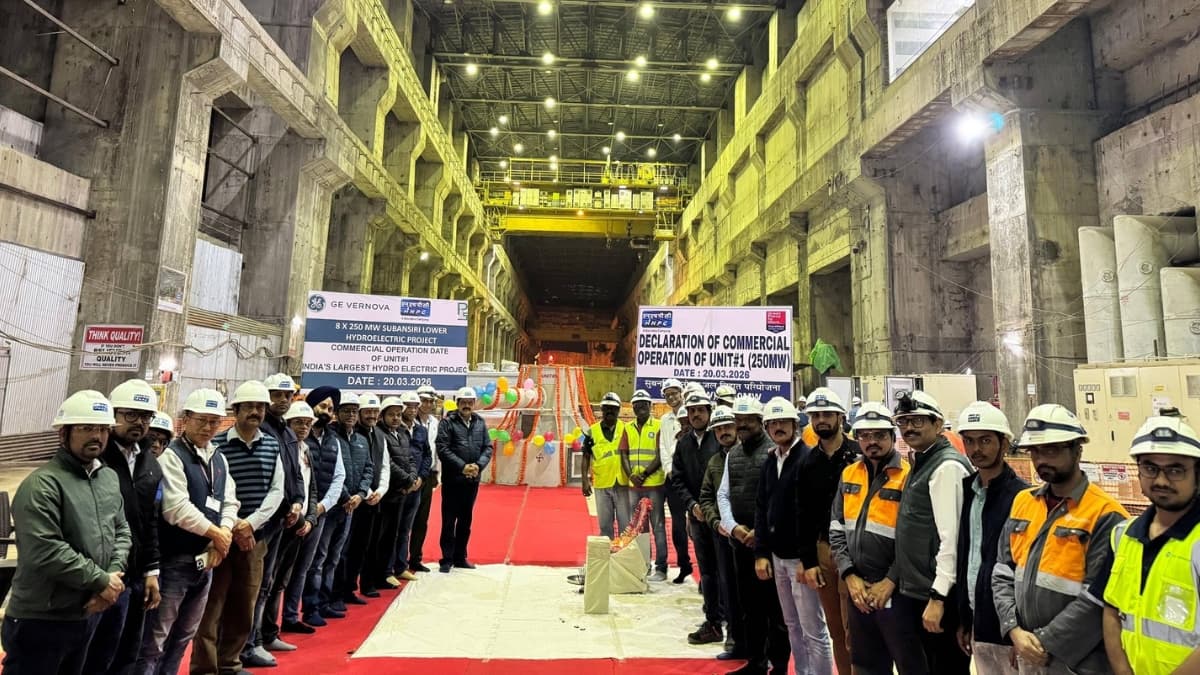 NHPC Powers India Forward: Third 250 MW Unit of 2000 MW Subansiri Project Goes Live