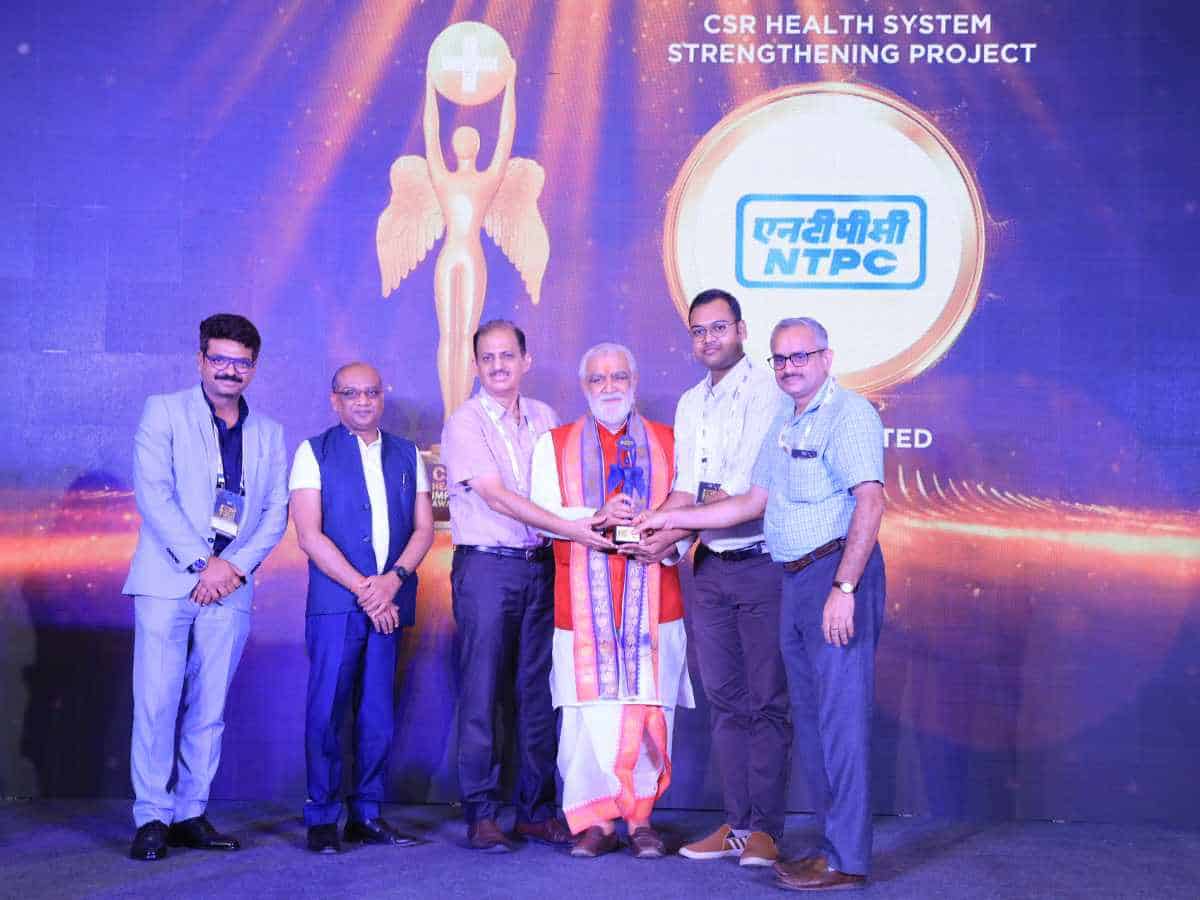 NTPC Bongaigaon conferred with CSR Health Impact Award 2024