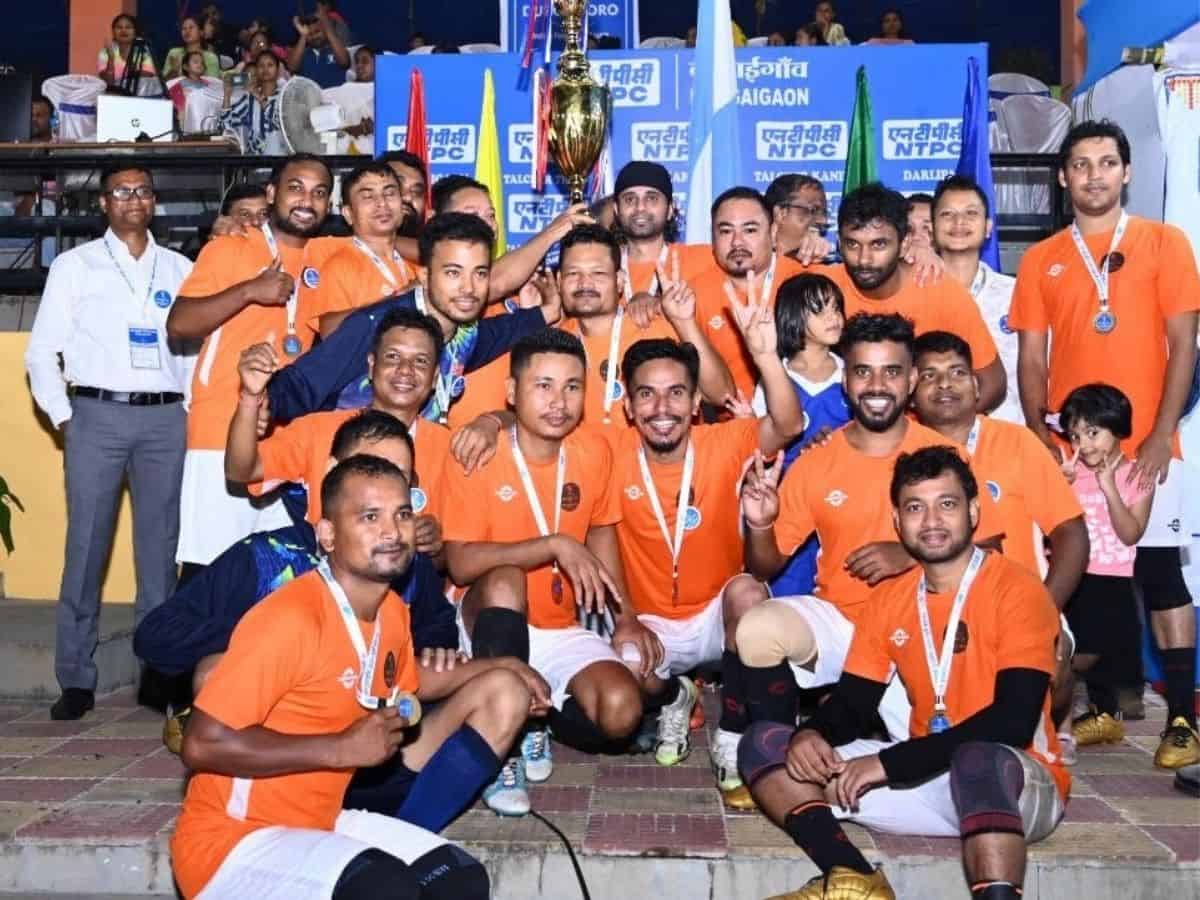 NTPC Bongaigaon wins Intra Regional Sports Meet (ER-II)-Football 2023
