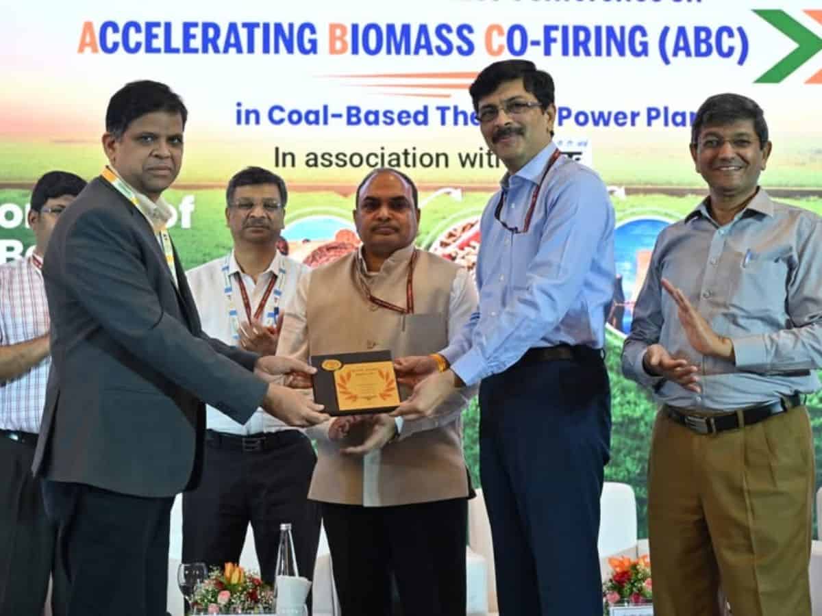 NTPC Dadri awarded for co-firing the highest quantity of biomass