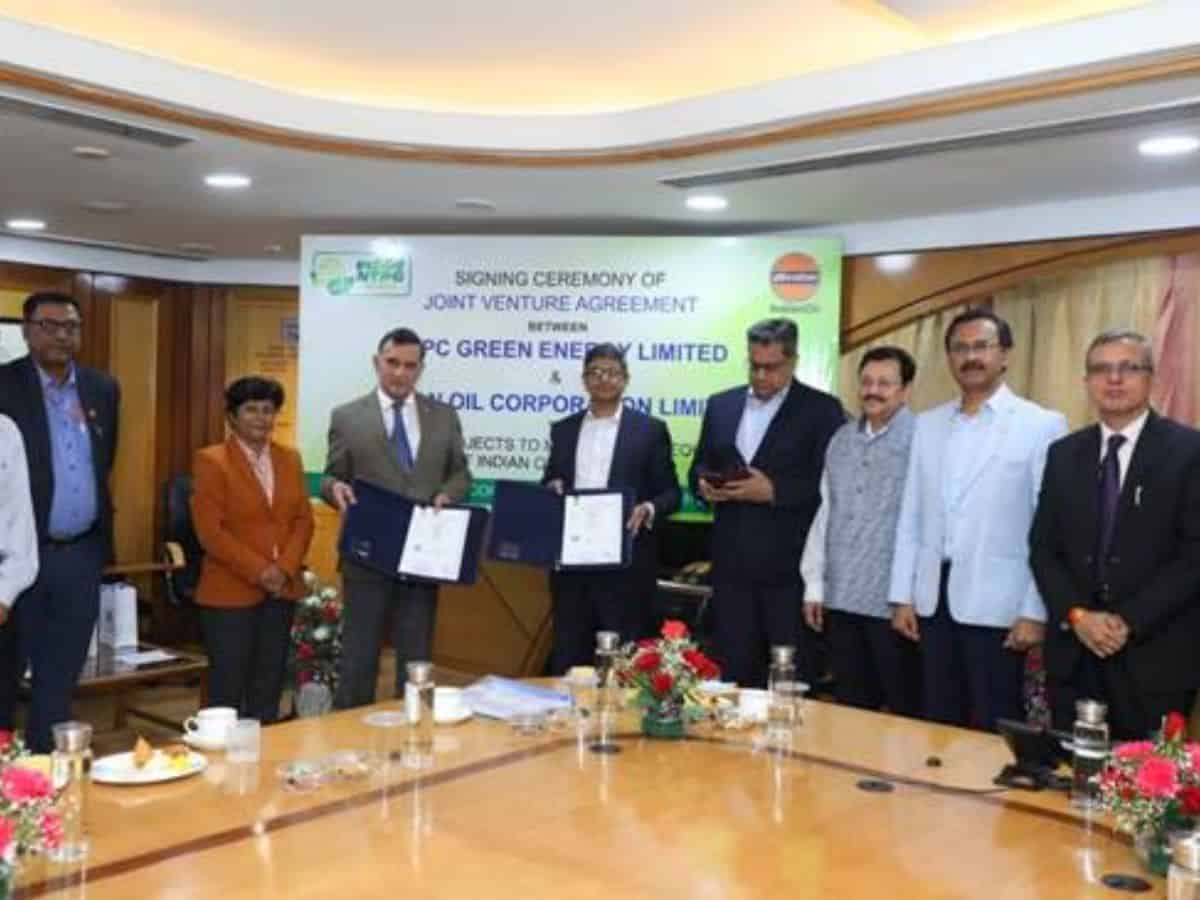 NTPC Green Energy Limited inks pact with IOCL for setting up renewable energy projects