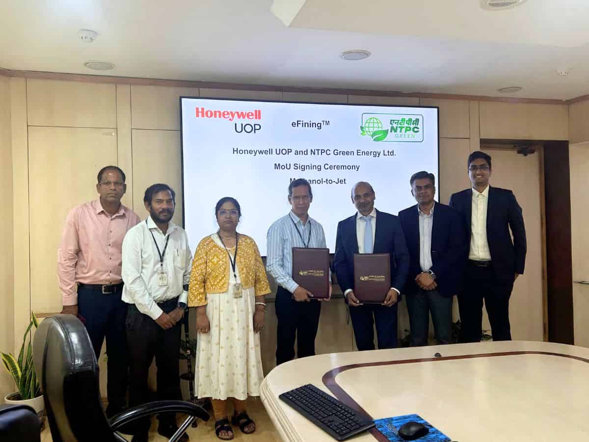 NTPC Green and Honeywell sign MoU; will expore production of sustainable aviation fuel