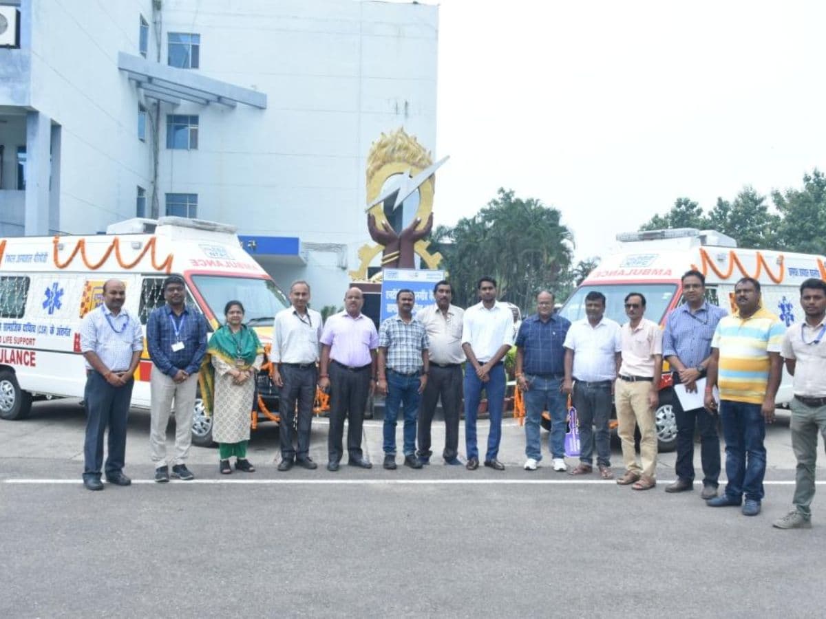 NTPC Kahalgaon CSR, Hands Over Ambulances to Kahalgaon Administration for Enhanced Healthcare Access