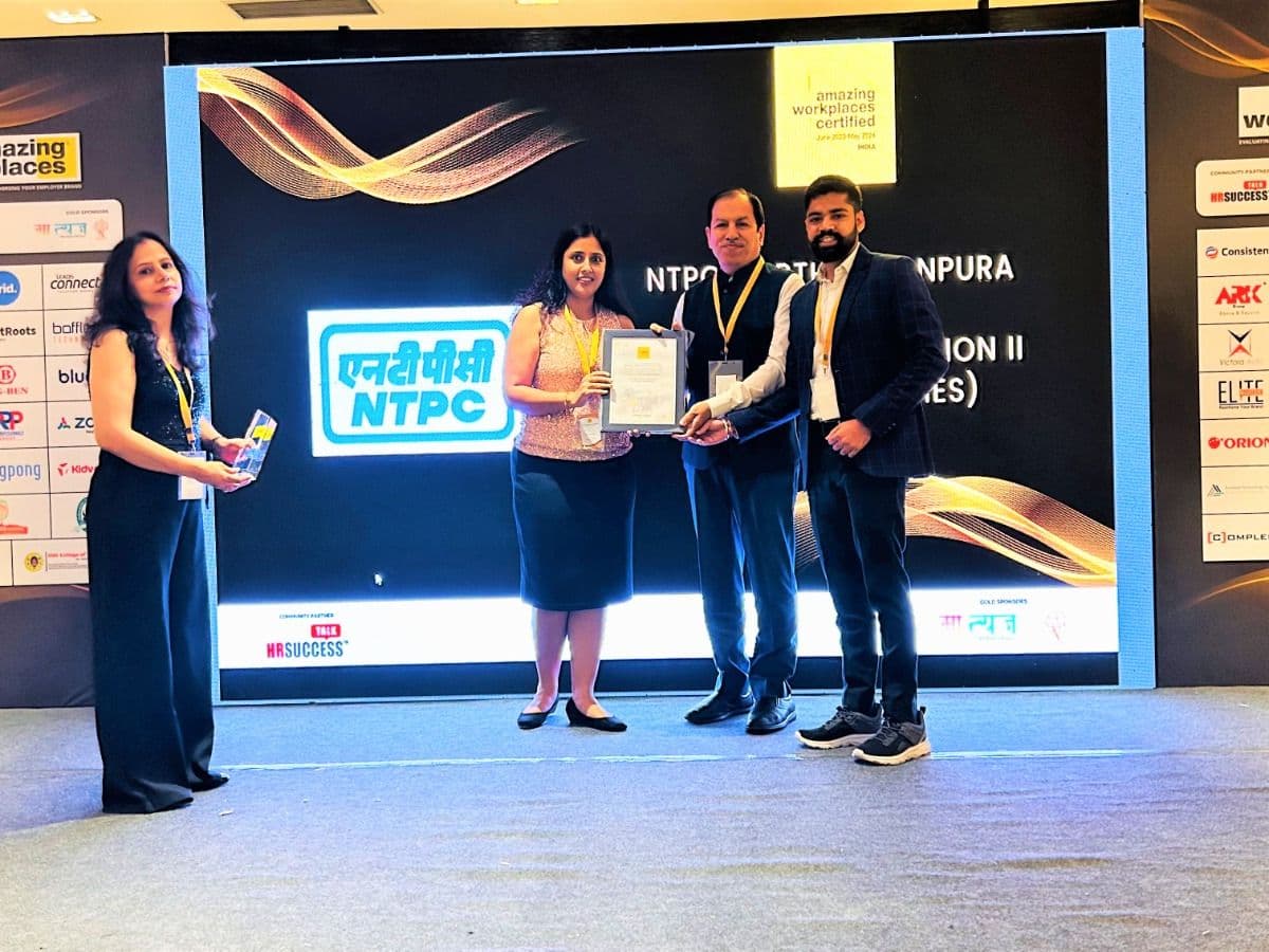 NTPC, North Karanpura is now Certified as Amazing Workplaces