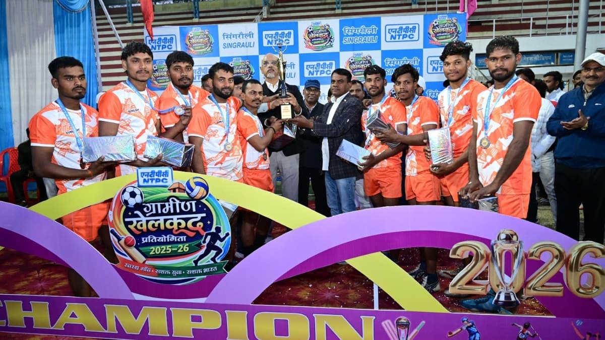 NTPC Singrauli Hosts 3-Day CSR Rural Sports Meet, 1,500+ Youth Participate