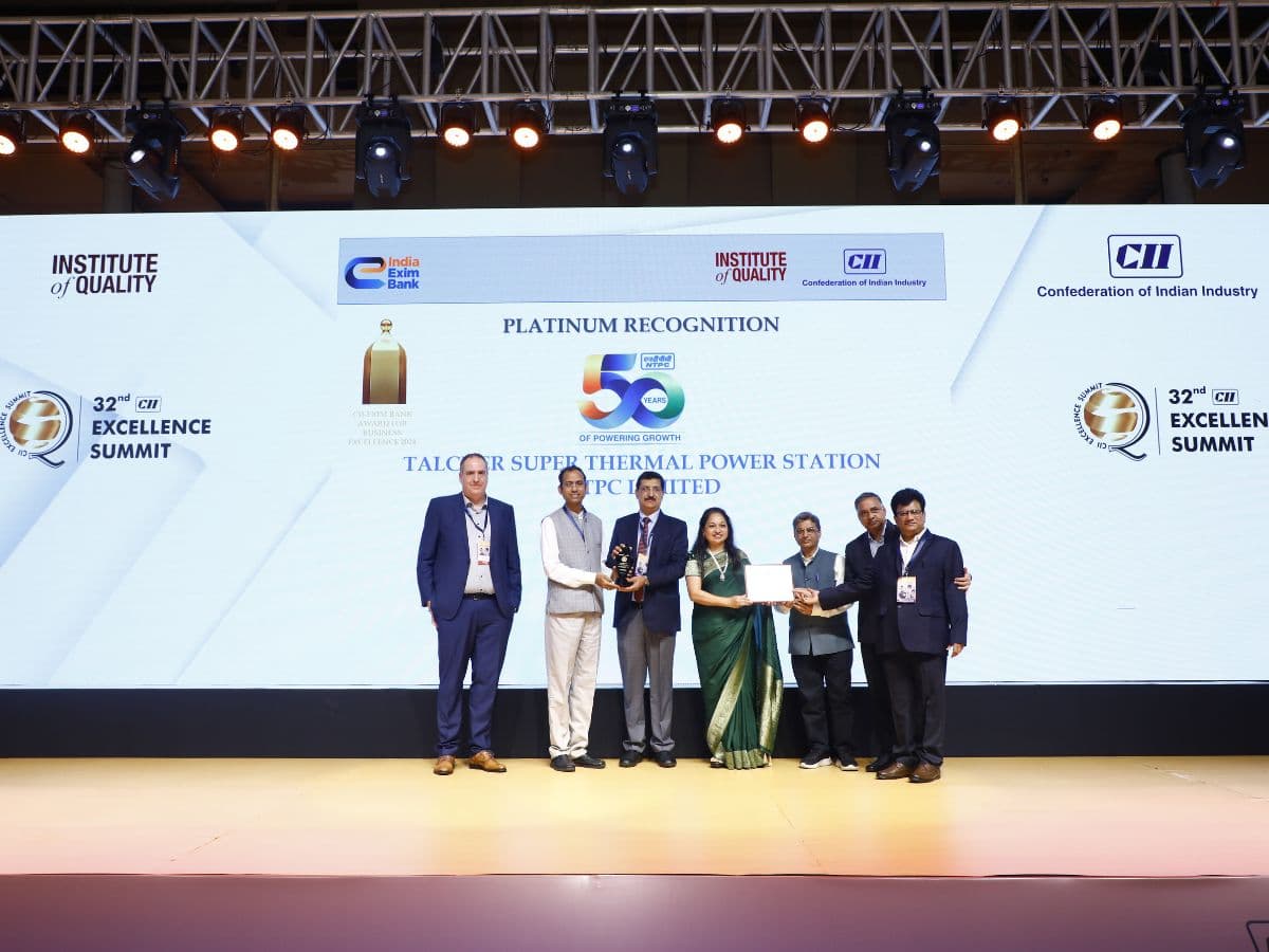 NTPC Talcher Kaniha Shines with Prestigious Platinum Award