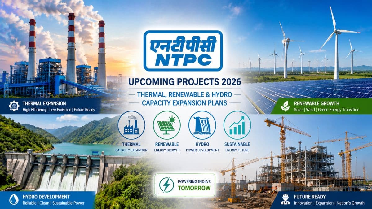 NTPC Upcoming Projects 2026: Thermal, Renewable & Hydro Capacity Expansion Plans