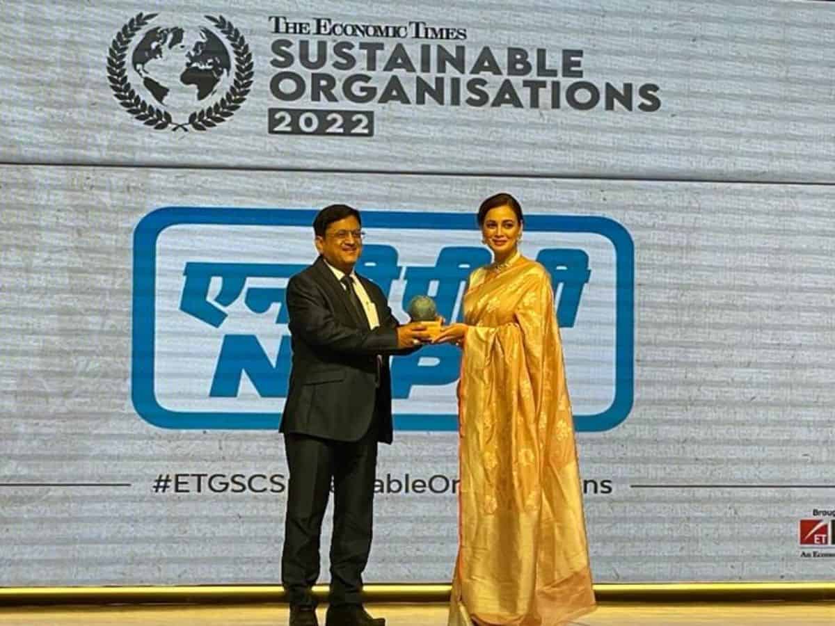 NTPC acknowledged Sustainable Organisation 2022 Award