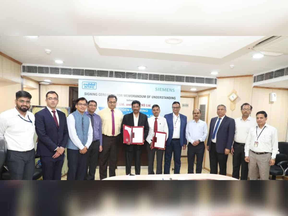 NTPC, Siemens signs MoU for hydrogen co-firing blended
