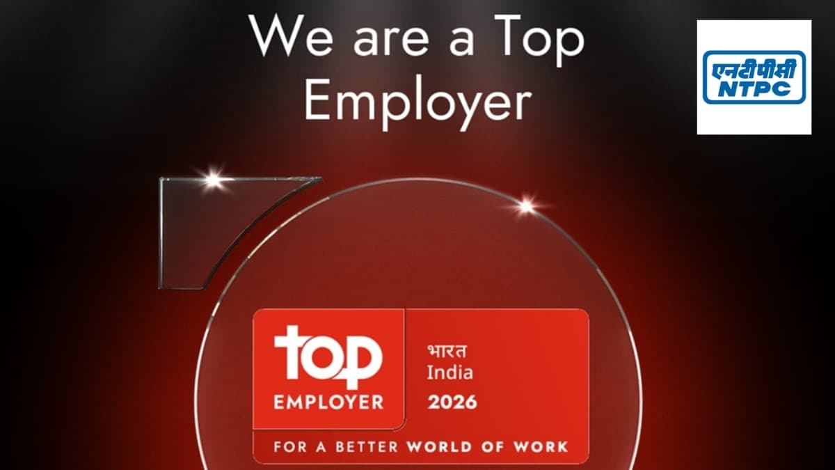 NTPC recognised as a Top Employer for 2026 in India