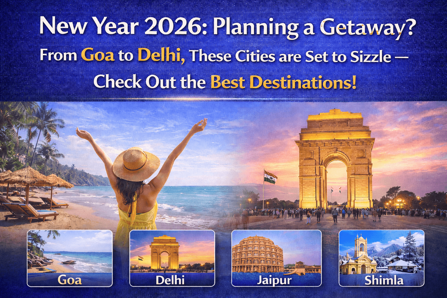 New Year 2026: Planning a Getaway? From Goa to Delhi, These Cities are Set to Sizzle—Check Out the Best Destinations! New Year 2026: Planning a Getaway? From Goa to Delhi, These Cities are Set to Sizzle—Check Out the Best Destinations! - PSU Connect News