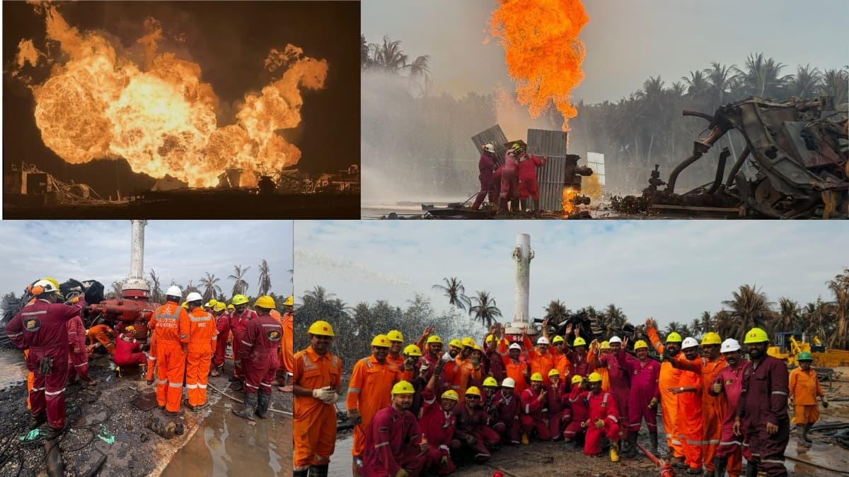 ONGC Crisis Management Team Caps Well Mori 05 in Record Time Sets Global Benchmark ONGC Crisis Management Team Caps Well Mori 05 in Record Time Sets Global Benchmark - PSU Connect News