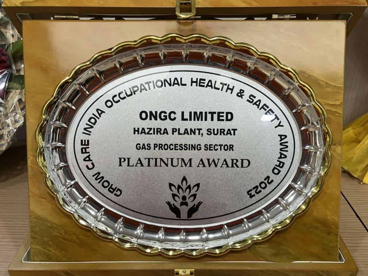 ONGC Hazira Plant awarded for OHS Management