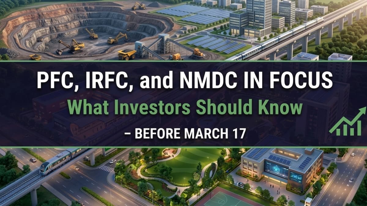 PFC, IRFC, and NMDC in Focus: What Investors Should Know Before March 17