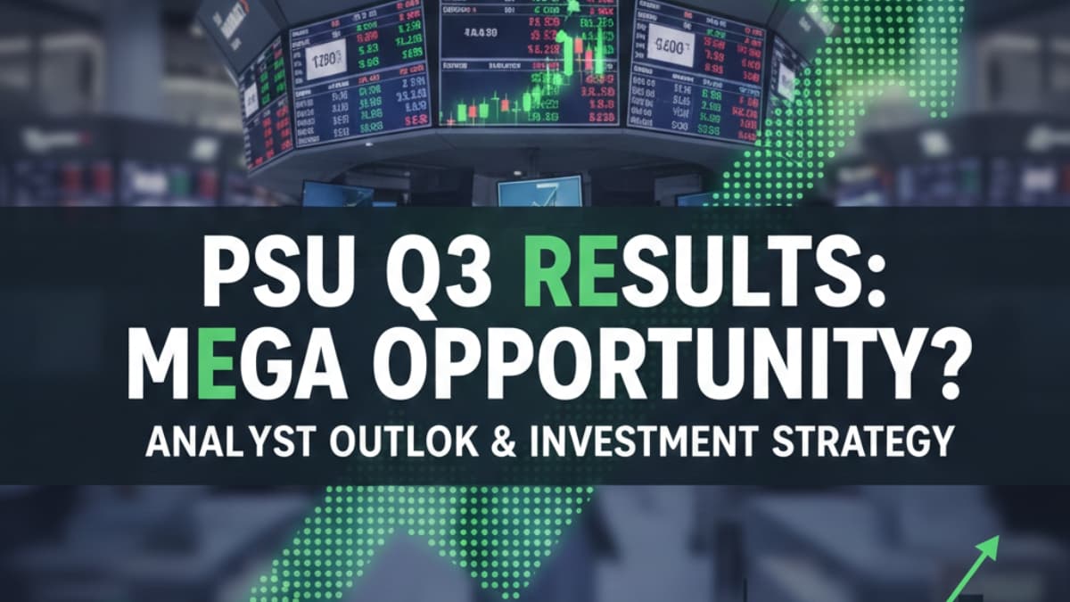 REC, HUDCO & CONCOR Q3 Results Today — Which PSU Stock Can Surprise the Market?