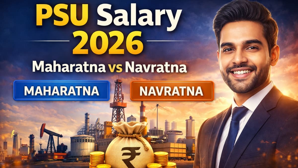 PSU Salary 2026: Sector-Wise | Maharatna vs Navratna Pay Scales & CTC