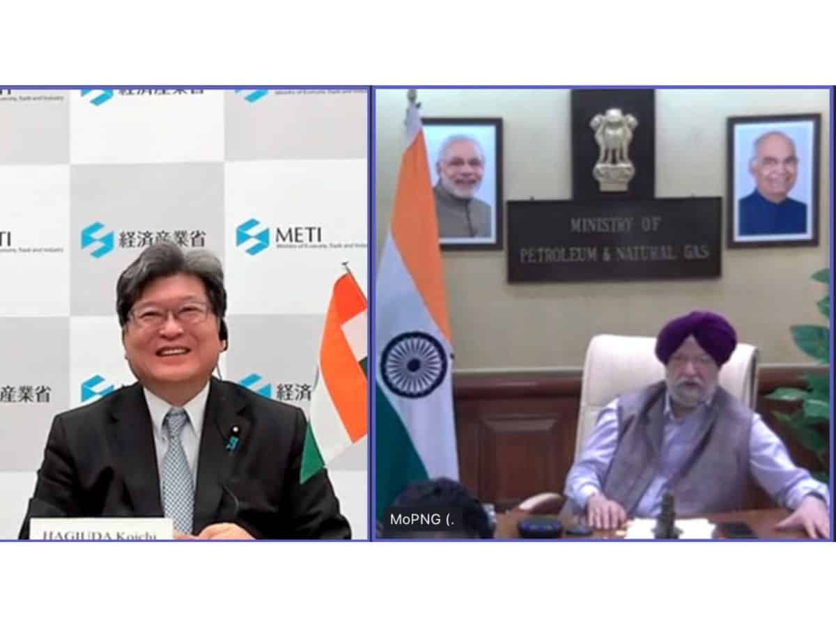 Petroleum Minister chaired meeting with Mr. Hagiuda Koichi (METI), Japan