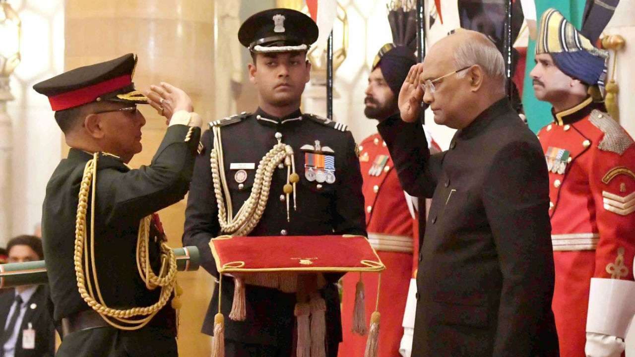 President of India Confers The Honorary Rank of General of The Indian Army on General Purna Chandra Thapa