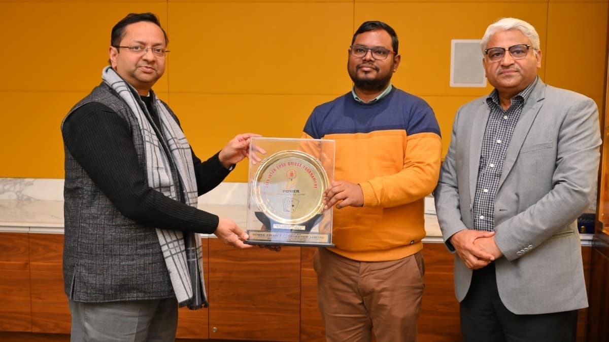 REC CMD Felicitates Gold Winners at 29th Inter-CPSU Bridge Tournament