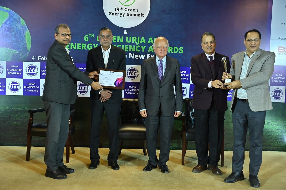 REC Limited Wins Prestigious ICC Green Urja and Energy Efficiency Award