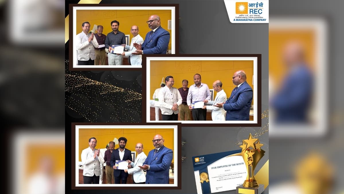 REC Ltd Honors “Star Employees of the Month” for Outstanding Performance
