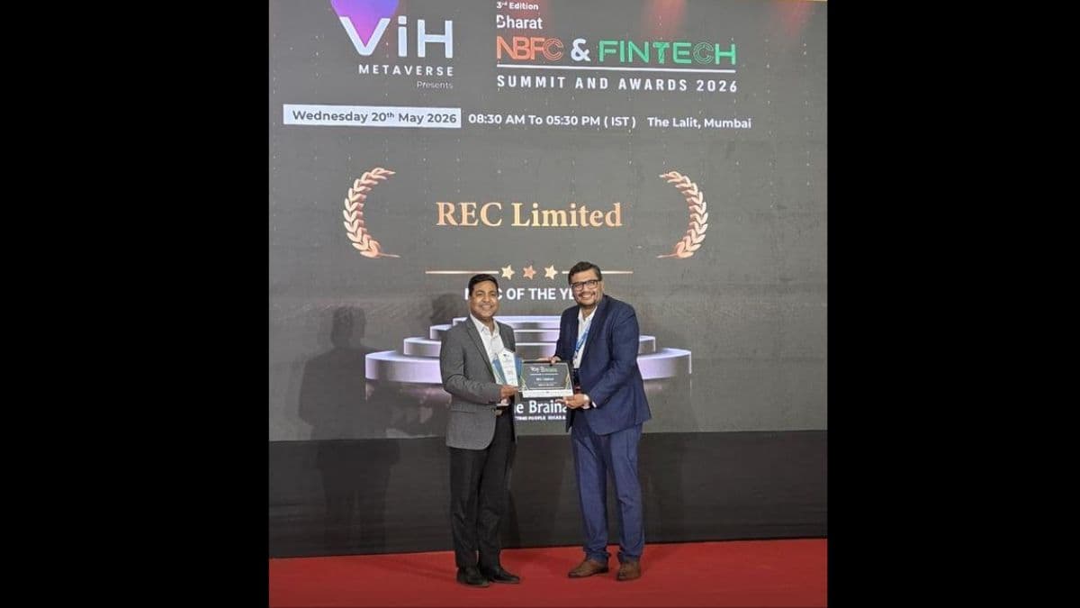 REC Ltd Wins “NBFC of the Year” Award at Bharat NBFC & FinTech Summit 2026