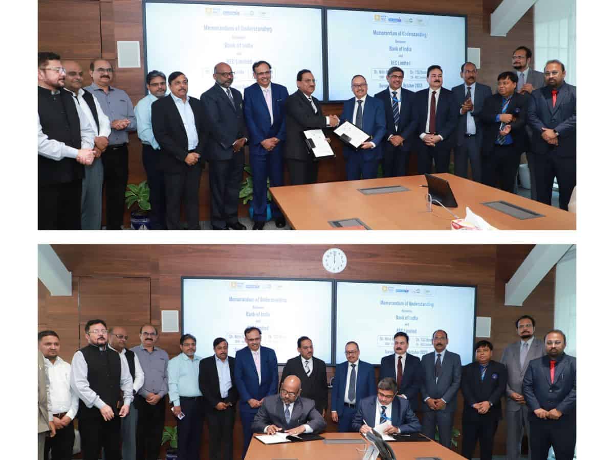 REC and Bank of India join hands for power and infra projects worth Rs 30,000 cr