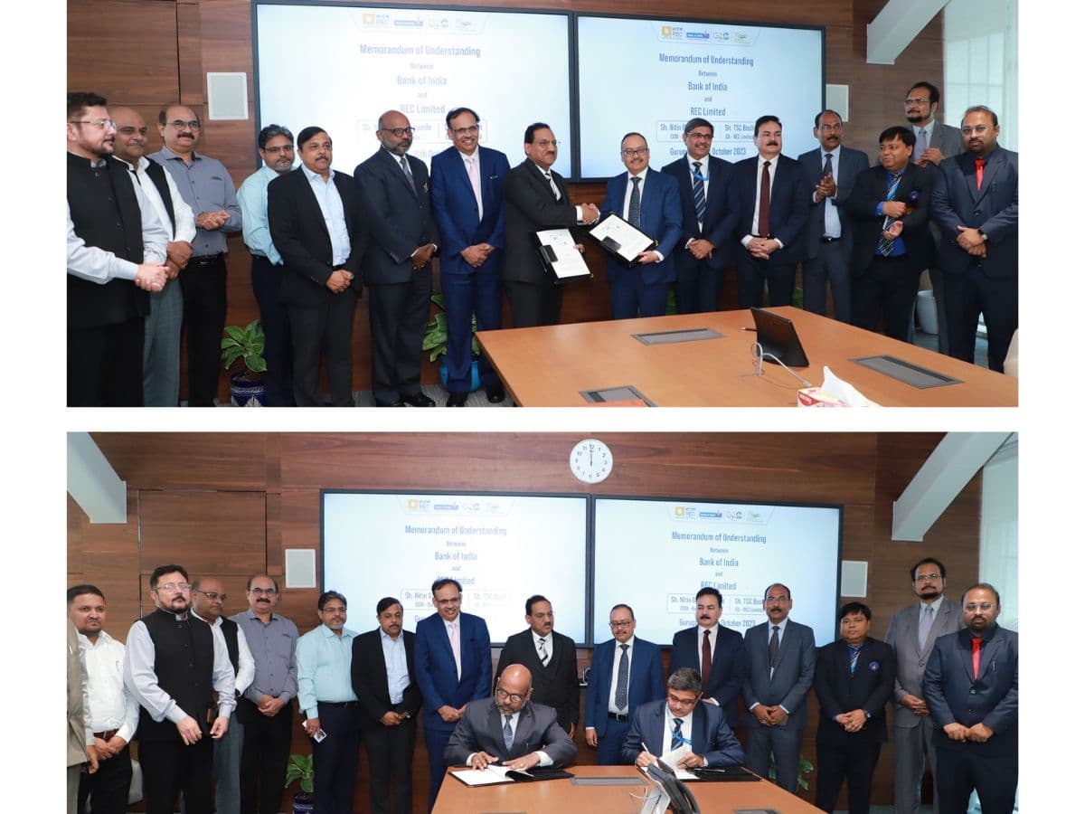 REC and Bank of India join hands for power and infra projects worth Rs 30,000 cr