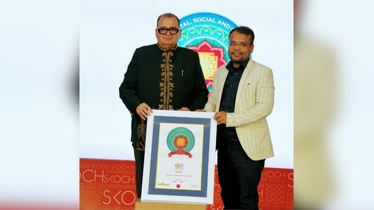 REC receives Silver Award for Corporate Net Zero Transition at SKOCH Awards 2025