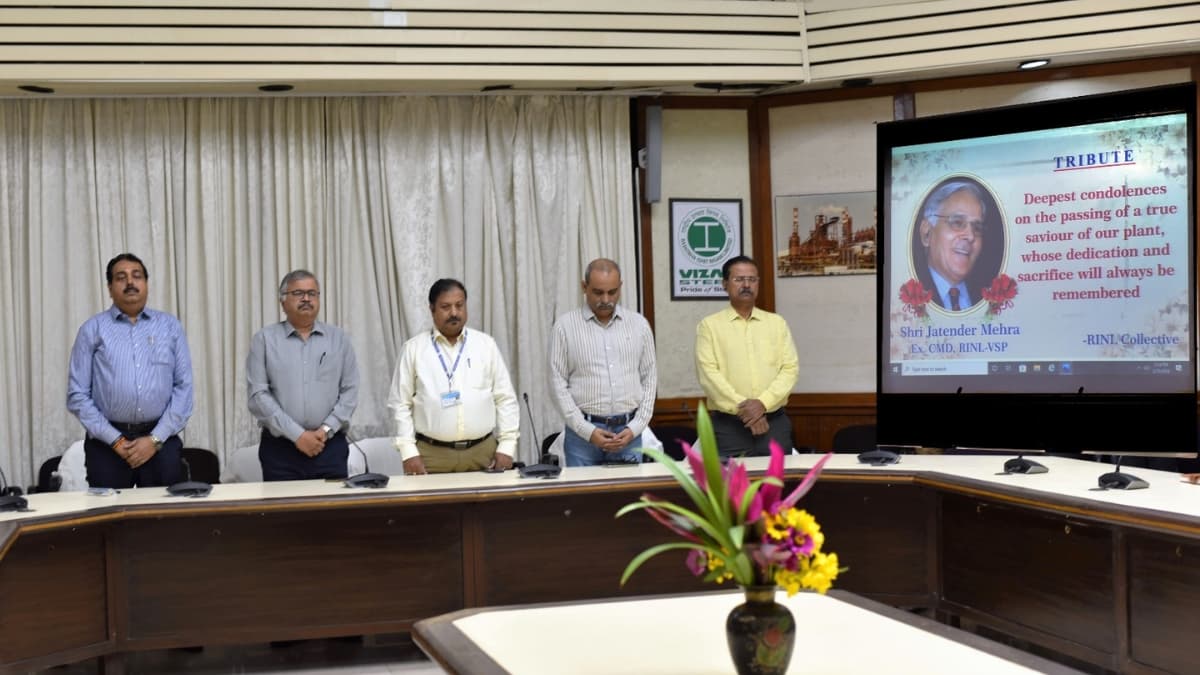 RINL former CMD passed away on 24th February 2026