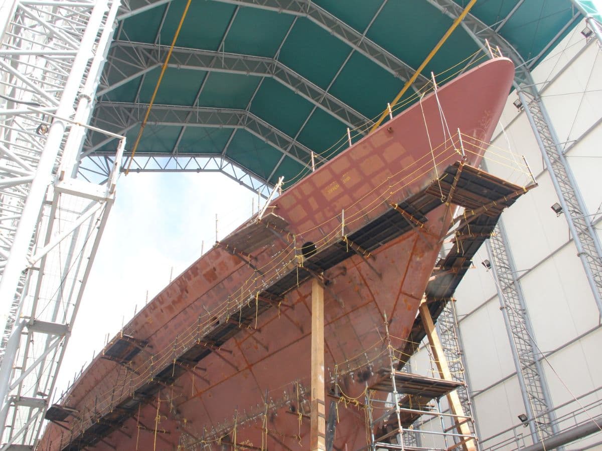 SAIL provides 4000 special steel plates for seventh frigate ship