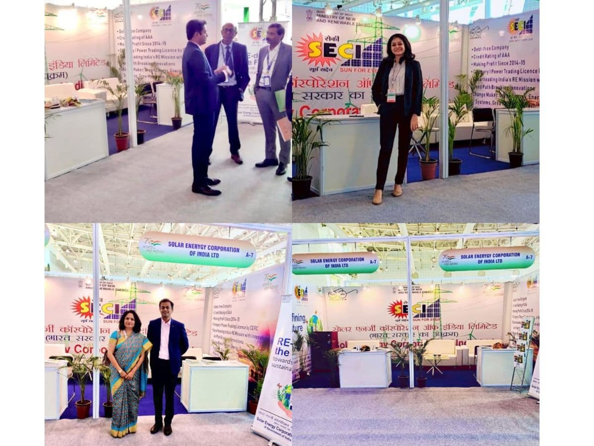 Solar Energy Corporation of India Limited participated in Exhibition on - Nation Building and CPSEs, Gandhinagar, Gujarat