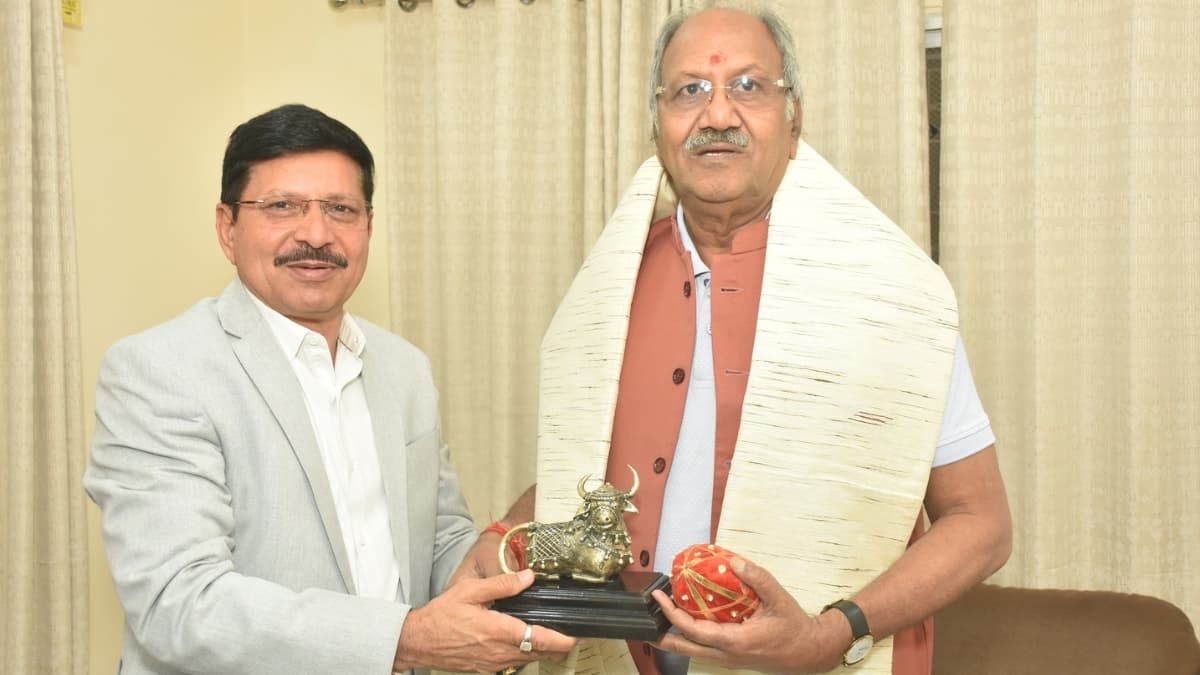 SECL CMD Meets MP Brijmohan Agrawal to Discuss Energy Security & Coal Sector Development