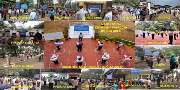 SECL Observance of Vigilance Awareness Week at Johilla Area