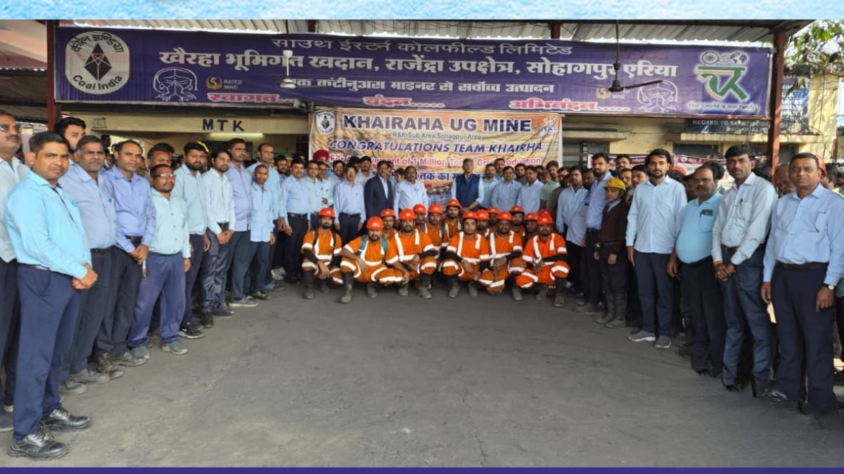 SECL Sohagpur Khairaha UG Mine Hits 1 Million Ton Coal Production